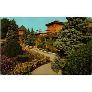 The Rustic Manor Restaurant & Cocktail Lounge Gurnee IL Vintage Postcard SPM31